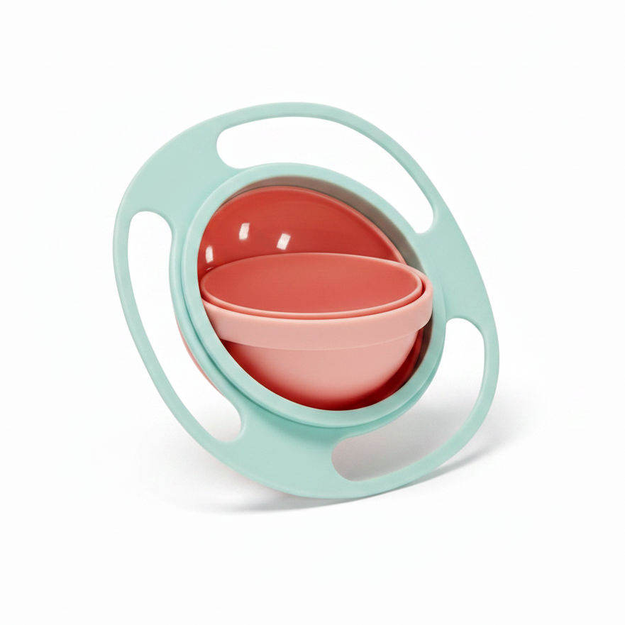 Bol bébé gyroscopique vert pâle