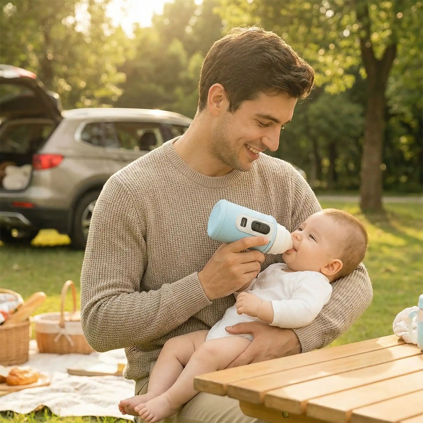 Chauffe biberon nomade | Rapide - Randonnée avec bébé