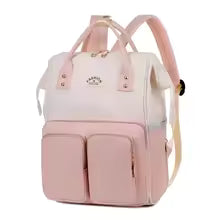 sac blanc et rose pastel