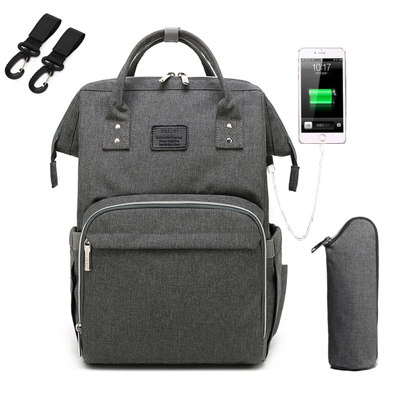 Sac à langer | Connecté et Anti - vol - Randonnée avec bébé