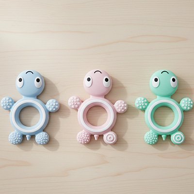Anneau de dentition | Silicone Apaisant - Randonnée avec bébé