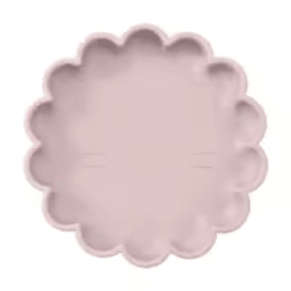 Assiette bébé ventouse | Motif tête de Lion en Silicone - Randonnée avec bébé