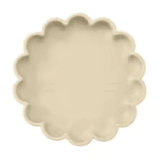 Assiette bébé ventouse | Motif tête de Lion en Silicone - Randonnée avec bébé