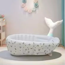 Baignoire gonflable tête de lapin