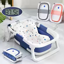 Baignoire bébé avec affichage température