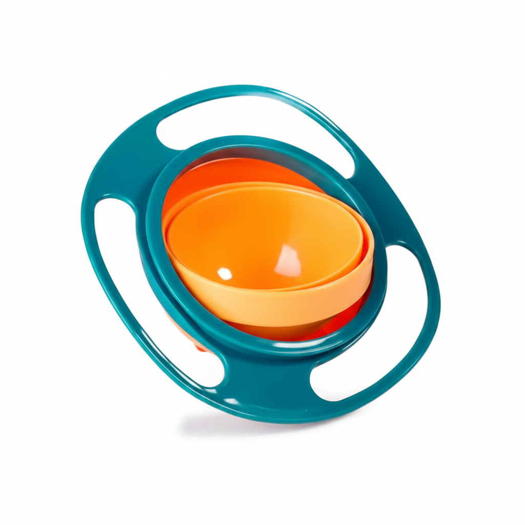 Bol bébé gyroscopique vert