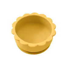 Bol pour bébé de couleur moutarde