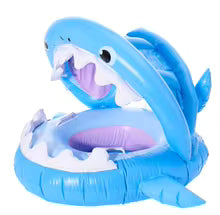 Bouée requin pour bébé seul