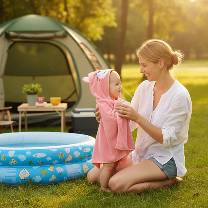 Cape de bain | Serviette à Capuche - Randonnée avec bébé