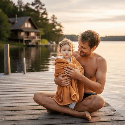 Cape de bain | Serviette à Capuche - Randonnée avec bébé