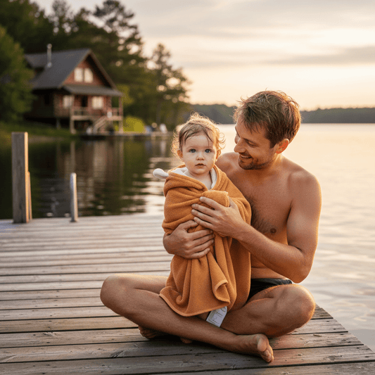 Cape de bain | Serviette à Capuche - Randonnée avec bébé