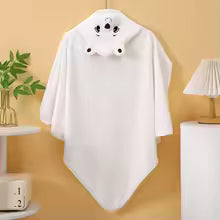 Cape bebe ours polaire blanc