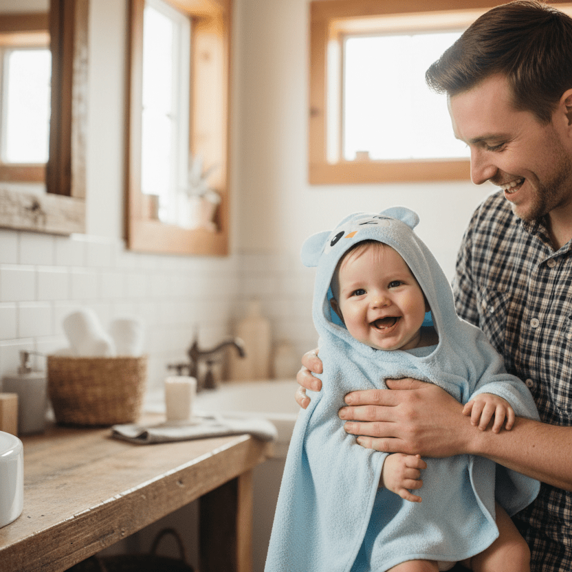 Cape de bain | Serviette à Capuche - Randonnée avec bébé