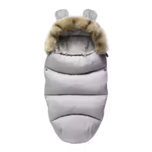 chancelière poussette gris