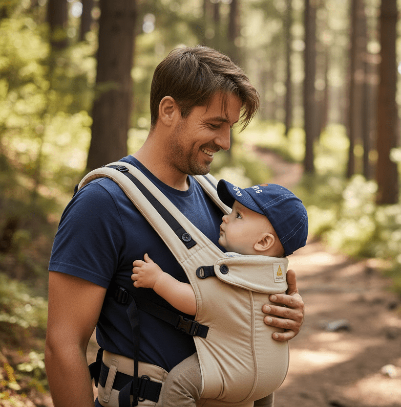 Casquette bébé | Denim réglable 6 - 24 mois - Randonnée avec bébé