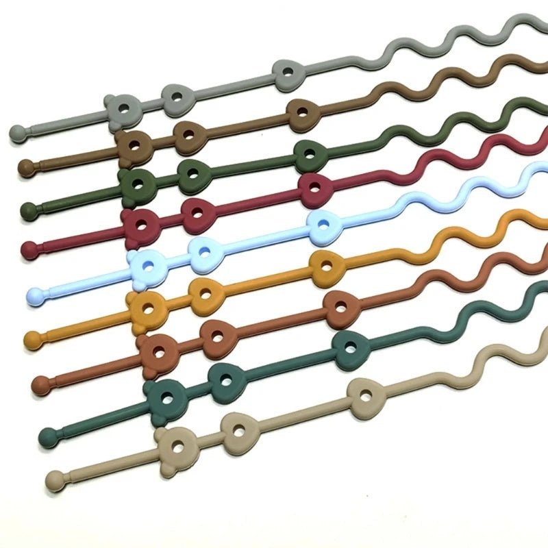 Attache tetine | Silicone Polyvalent - Randonnée avec bébé