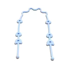 Attache tétine couleur bleu ciel