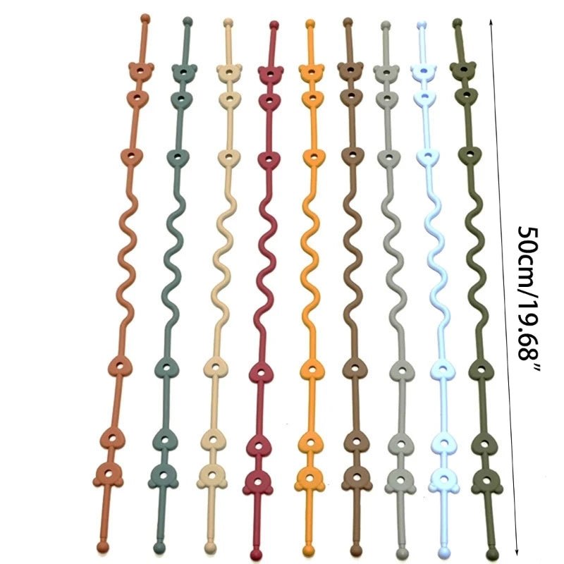 Attache tetine | Silicone Polyvalent - Randonnée avec bébé