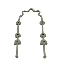 Attache tétine couleur vert olive