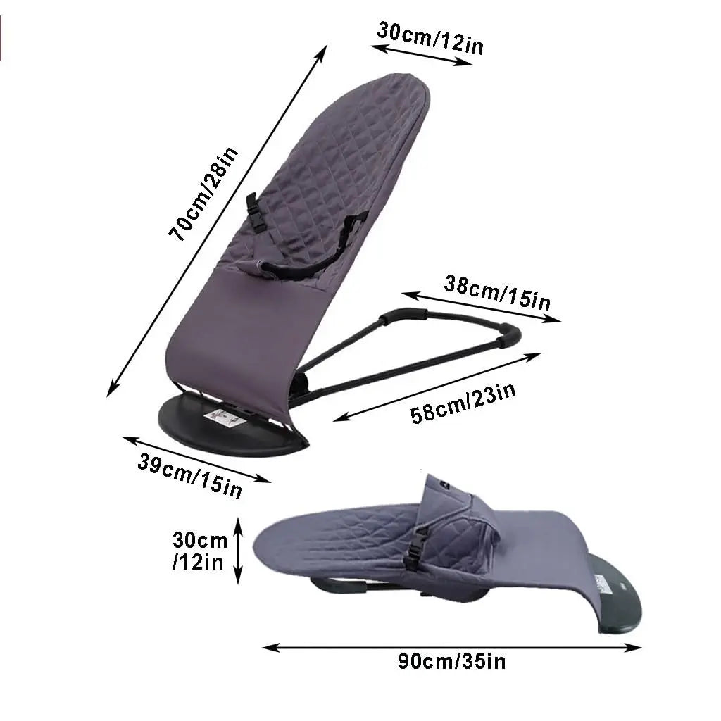 Chaise à bascule - transat bébé mesure