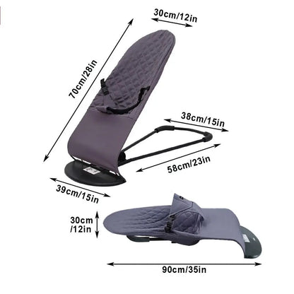 Chaise à bascule - transat bébé mesure