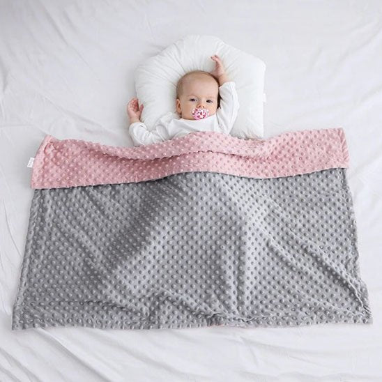 Couverture bébé | Ultra - douce à picots - Randonnée avec bébé
