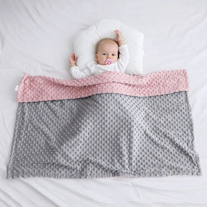 Couverture bébé | Ultra - douce à picots - Randonnée avec bébé