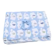 Couverture bébé bleu