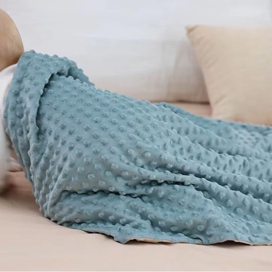 Couverture bébé | Ultra - douce à picots - Randonnée avec bébé