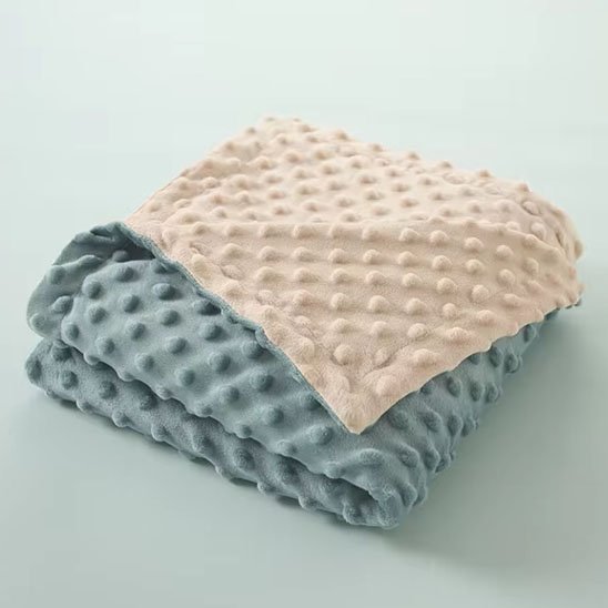 Couverture bébé | Ultra - douce à picots - Randonnée avec bébé