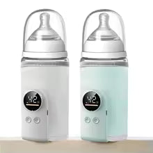 Duo des modèles chauffe biberon blanc et l'autre menthe