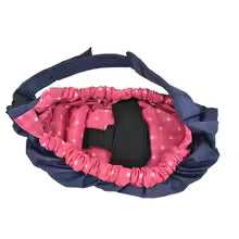 écharpe rose à carreaux