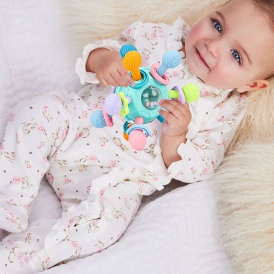 Jouet bebe | Sphere d'Eveil Sensoriel - Randonnée avec bébé