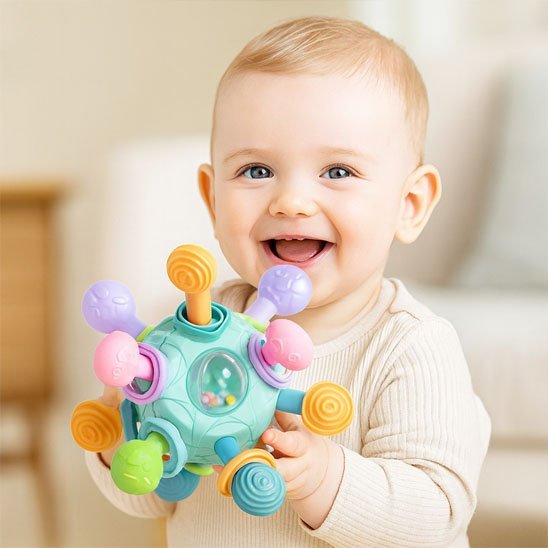 Jouet bebe | Sphere d'Eveil Sensoriel - Randonnée avec bébé