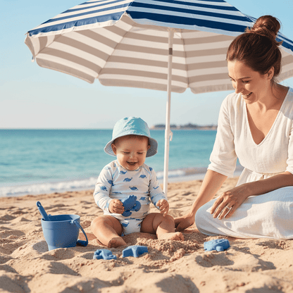 Jouet de Plage | Ensemble 8 pièces en Silicone - Randonnée avec bébé