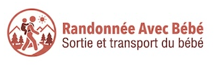 logo randonnée avec bébé couleur