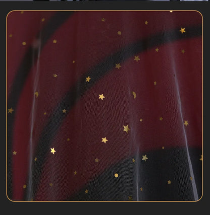 Moustiquaire poussette | Motif Étoiles Dorées