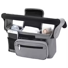 Organisateur de poussette gris
