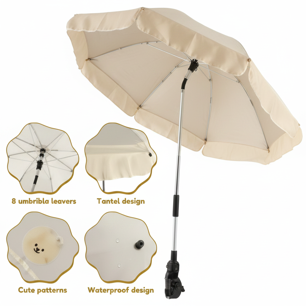 Photo avec l'ombrelle/parasol et ces caractéristiques
