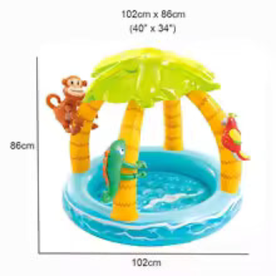 Piscine gonflable tropical mesure