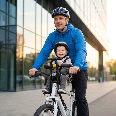Porte - bebe velo | Sécurité & Confort - Randonnée avec bébé