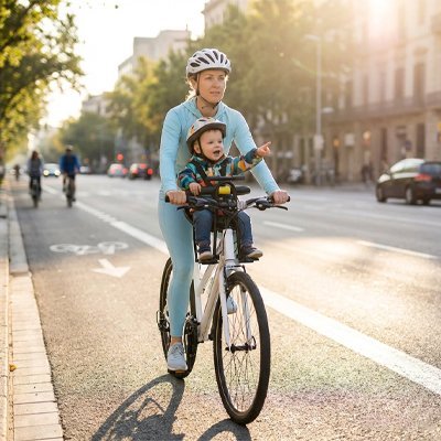 Porte - bebe velo | Sécurité & Confort - Randonnée avec bébé