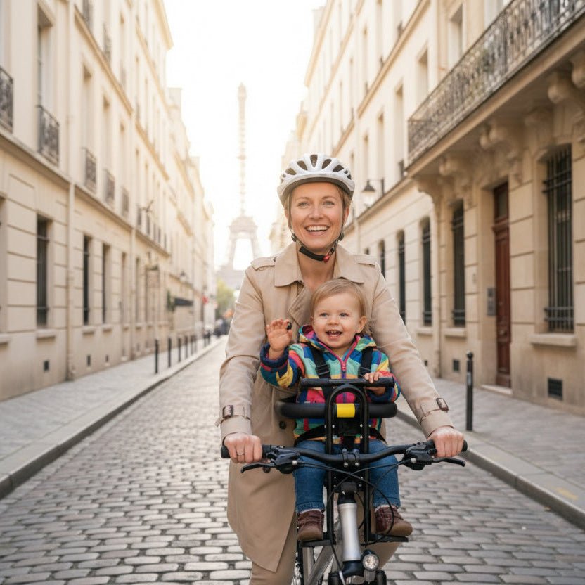 Porte - bebe velo | Sécurité & Confort - Randonnée avec bébé