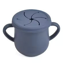 Pot conservation bébé ouverture spirale bleu foncé