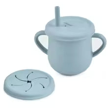 Pot et gobelet set bleu pale
