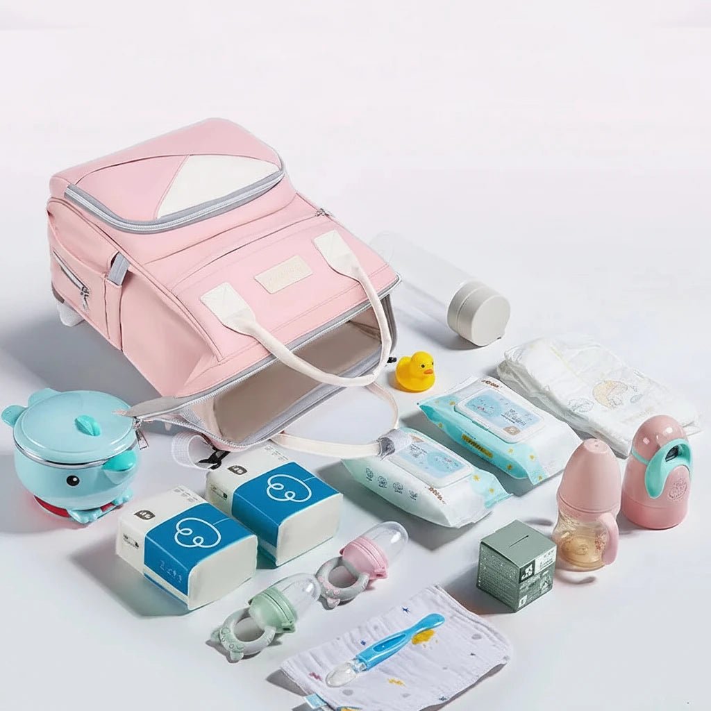 Sac à langer | Compact avec tapis à langer et rangements optimisés - Randonnée avec bébé