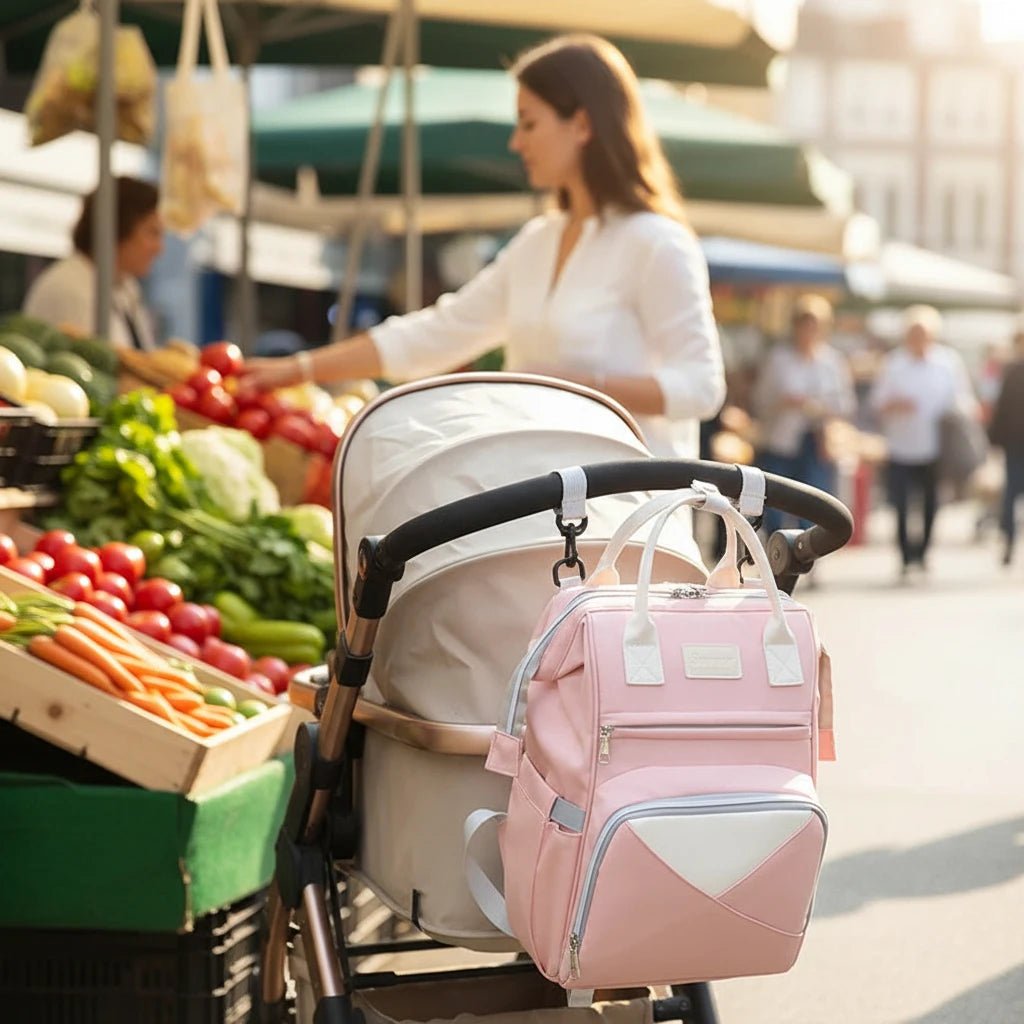 Sac à langer | Compact avec tapis à langer et rangements optimisés - Randonnée avec bébé