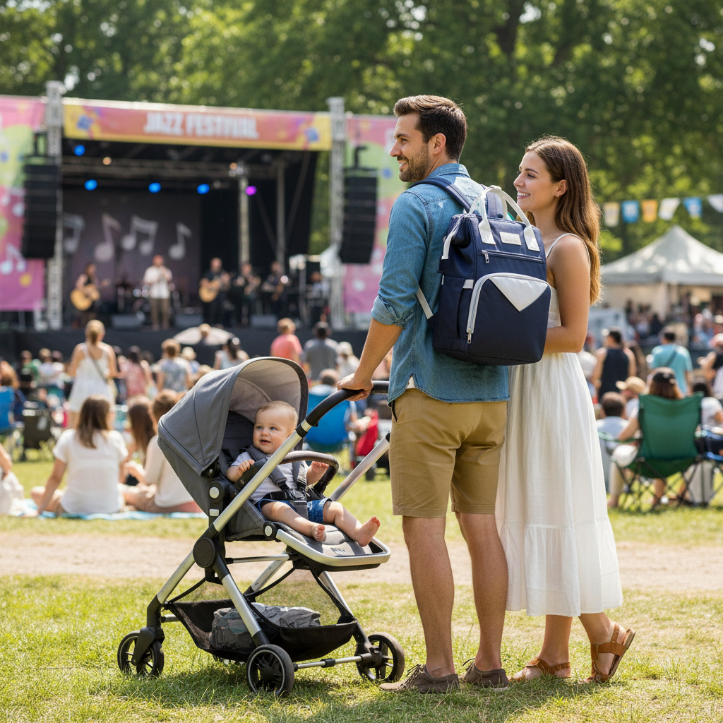 Sac à langer | Compact avec tapis à langer et rangements optimisés - Randonnée avec bébé