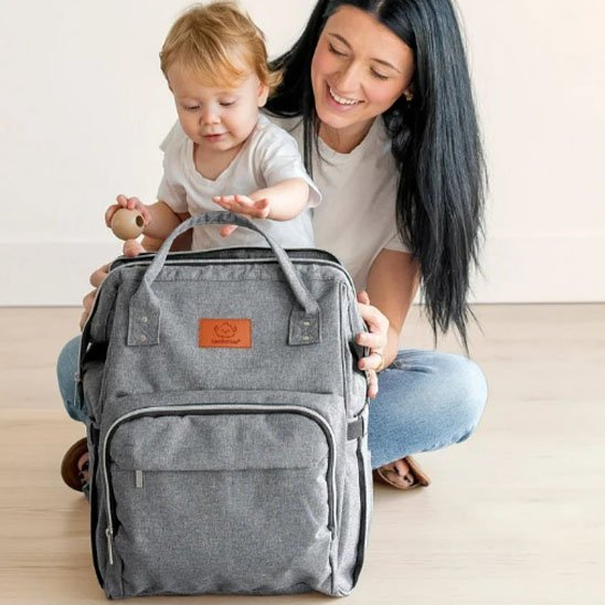 Sac à langer | Connecté et Anti - vol - Randonnée avec bébé
