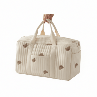 Sac à langer | Multipoches tête d'ourson - Randonnée avec bébé